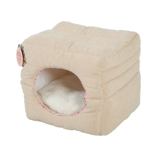Zolux Bloom 2-in-1 Cube Bed For Cats and Dogs
