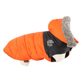 زولكس معطف بوليستر مقاوم للماء للقطط والكلاب الصغيرة لون برتقالي.