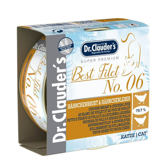 Dr. Clauders Wet food For Adult Cats With Chicken and Chicken Liver 70g