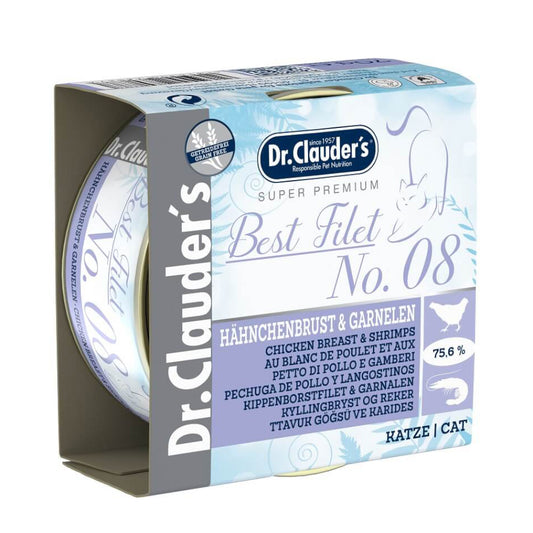 Dr. Clauders Wet food For Adult Cats With Chicken and Shrimp 70g