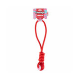 Coockoo Swing Me Dog Toy Ball with Rope Red and Pink