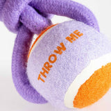 Coockoo Throw Me Dog Toy Ball with Rope Purple and Orange