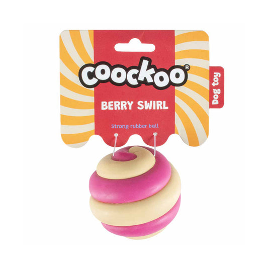 Coockoo Berry Swirl Dog Toy