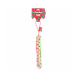 Coockoo Twisting Tugger Dog Toy Green and Pink