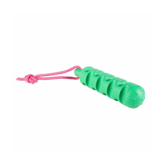 Coockoo Groovy Grip Dog Toy Green and Pink