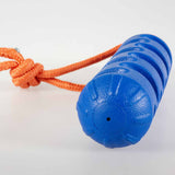 Coockoo Groovy Grip Dog Toy Blue and Orange