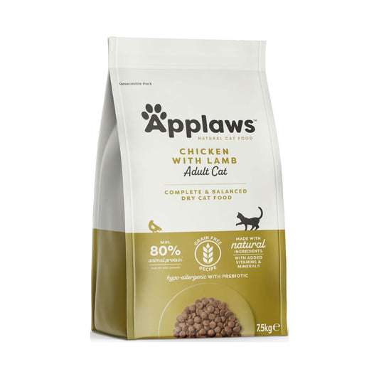 Applaws Dry Food Chicken with Lamb Flavor for Adult Cats