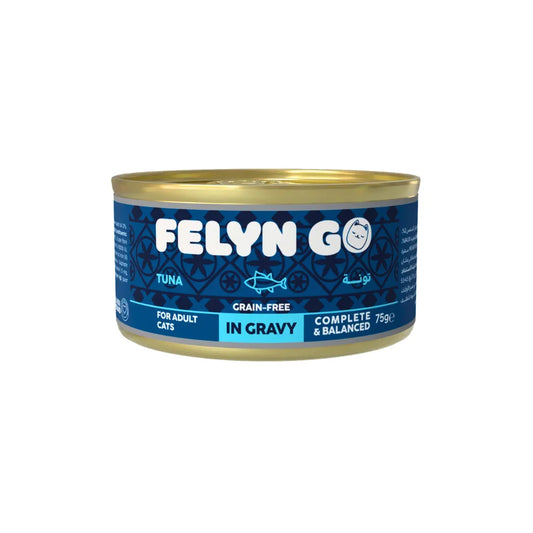 Felyn Go Wet Food for Adult Cats With Tuna in Gravy 75g