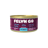 Felyn Go Wet Food for Adult Cats With Tuna and Chicken in Gravy 75g