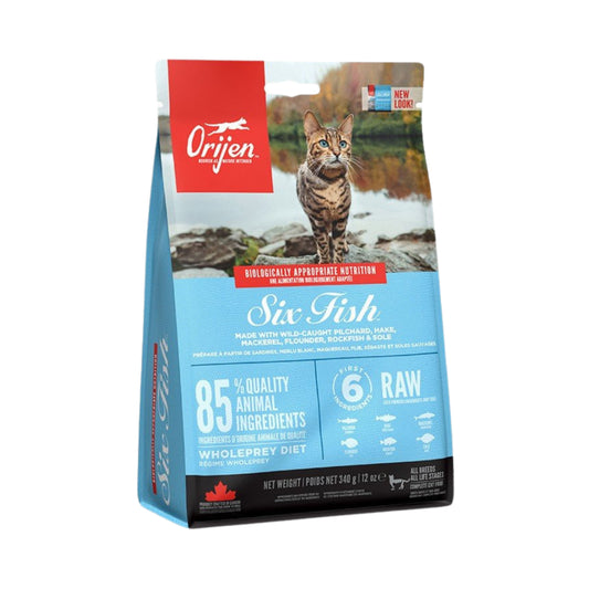 Orijen Six Fish Dry Food For Cats
