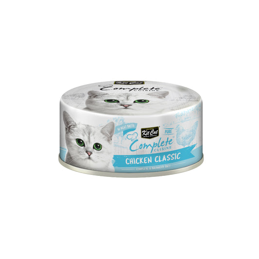 Kit Cat Complete Cuisine Wet Food for Cats With Chicken Classic in Broth 70g