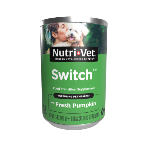 نيوتري فيت سويتش مكمل غذائي للقطط والكلاب يساعد في التحويل بين الاطعمة بنكهة القرع 425غ.