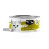 KitCat cat wet food gravy tuna and beef 70 g