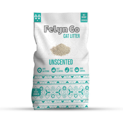 فيلاين قو رمل ناعم بنتونيت للقطط عديم الرائحة.