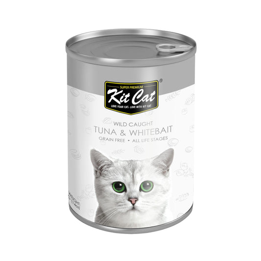 Kit Cat Wet food For Cats Tuna with Whitebait 400g