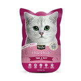 Kit Cat Wet Food Petite Pouch Complete & Balanced Tuna & Beef in Aspic