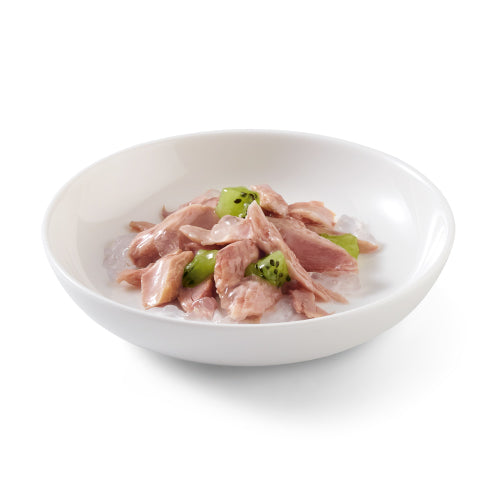 شيزر طعام رطب معلبات التونة مع الكيوي للقطط 75 جرام.