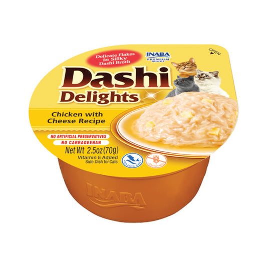 Inaba Dashi Delights Wet Cat Food Chicken with Cheese 70g