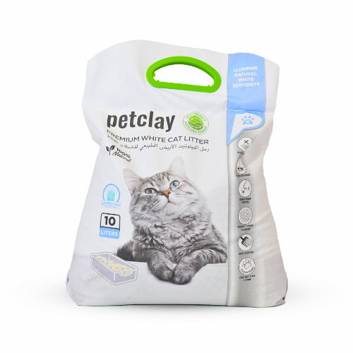 بت كلاي رمل بنتونيت خشن للقطط برائحة صابون مارسيليا.