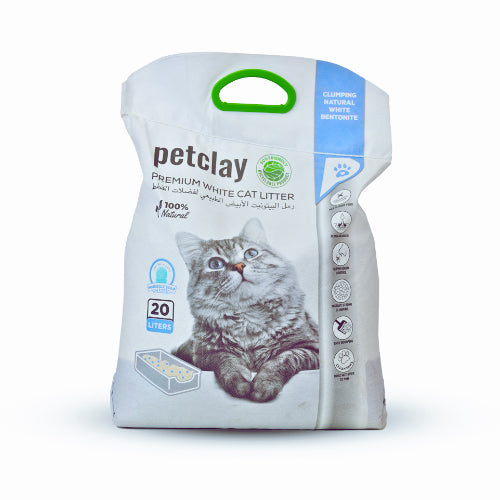 بت كلاي رمل بنتونيت خشن للقطط برائحة صابون مارسيليا.