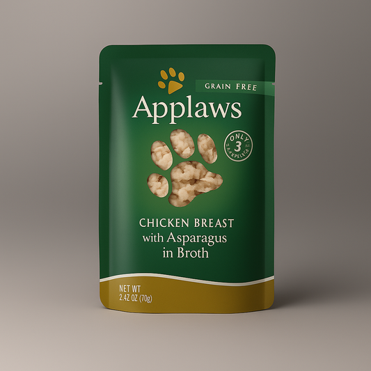 Applaws wet food for cats with chicken, asparagus, rice and broth 70 g