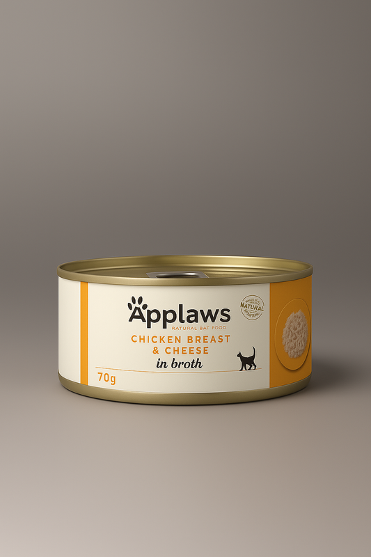 Applaws Wet Cat Food Chicken Breast With Cheese In Broth 70 g