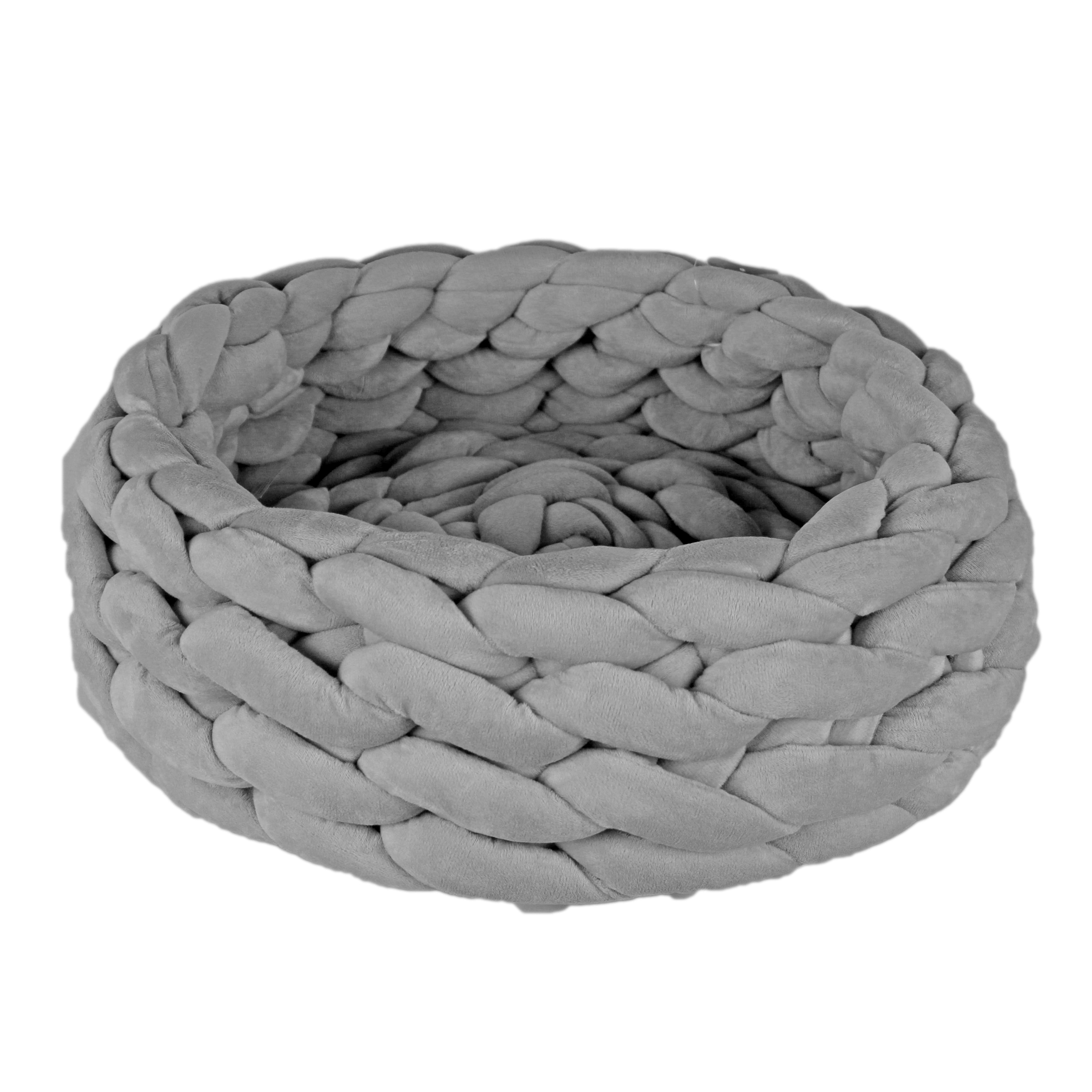 منتجات الحيوان سرير وافن اطار حديد دائري GREY | متجر باندا.