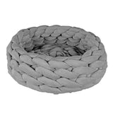 منتجات الحيوان سرير وافن اطار حديد دائري GREY | متجر باندا.