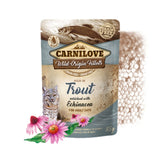 Carnilove Wet Cat Food of 6 Months old or More with Trout and Echinacea 85 g