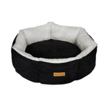 Feline Go round bed for cats and dogs, black