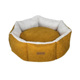 Feline Go round bed for cats and dogs, yellow
