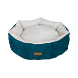 Feline Go round bed for cats and dogs, turquoise