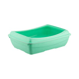 Feline Go Open Cat Litter Box with Scoop - Green