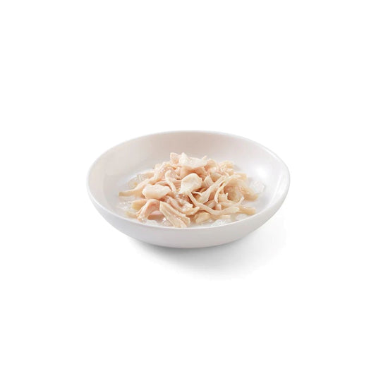 شيزر طعام رطب للقطط البالغة بنكهة الدجاج مع سمك القاروص مع الجيلي 85غ