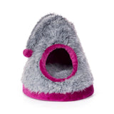 Kitty Power Paws Hat Cat House, Gray Color