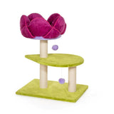 Kitty Power Paws Double Floor Scratcher for Cats Flower Shape