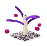 Kitty Power Paws Scratcher for Cats With Interactive Balls