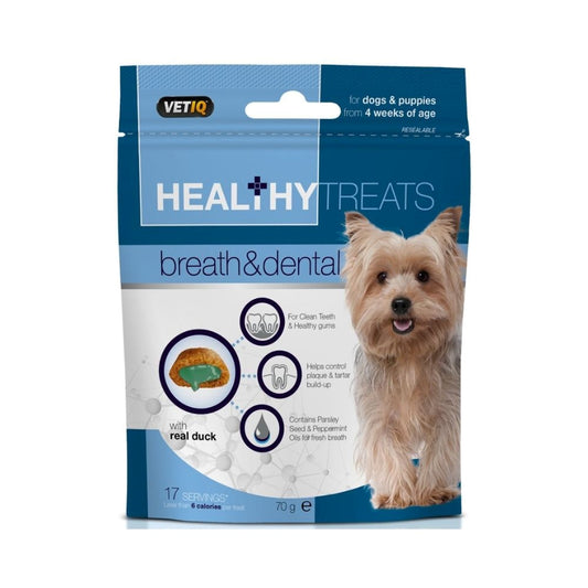 Mark & Chapel Dog Treats Biscuits Filled With Cream, Oral care, From 4 Weeks Of Age, Duck Flavor 70g
