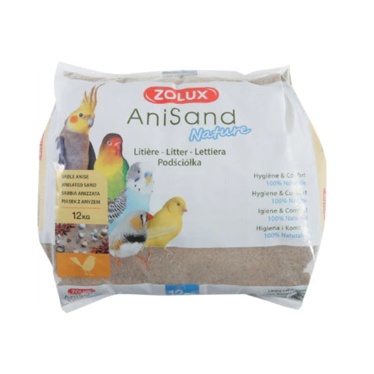 Zolux Anisand litter for birds to prevent unpleasant odors