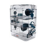 Zolux Rody cage for rodents, three floors, blue color