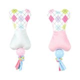 Zolux Squeaky Bone Doll Toy for Small Dogs, Various Color