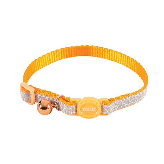 Zolux nylon collar for dogs, orange