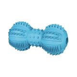 Zolux silicone dog toy in the shape of a bone with multi-colored protrusions, 9 cm