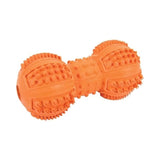 Zolux silicone dog toy in the shape of a bone with multi-colored protrusions, 9 cm