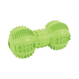 Zolux silicone dog toy in the shape of a bone with multi-colored protrusions, 9 cm