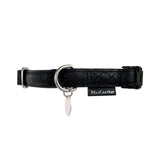 Zolux Mac Leather Dog Collar Black, 10 mm