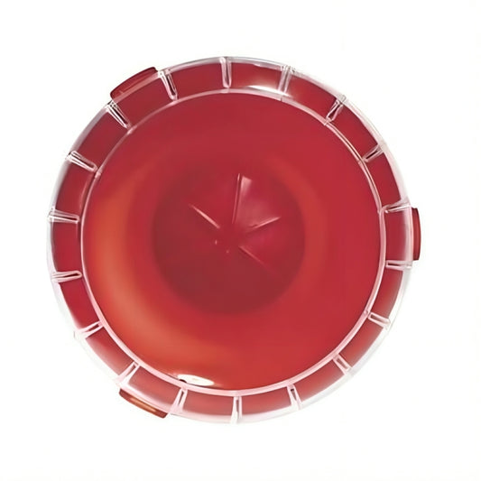 Zolux Silent Wheel for Hamsters, Red, Small Size