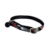 Zolux Nylon Fish Black Collar with Bell