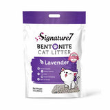سيقنتشر7 رمل بينتونيت للقطط برائحة اللافندر 8 كغ | متجر باندا.