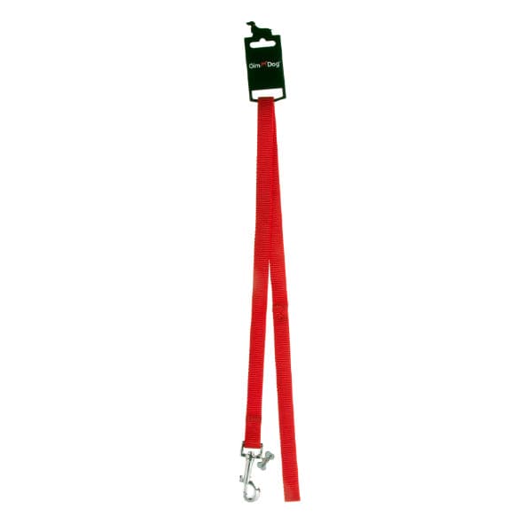 جيم دوق مقود للكلاب لون احمر نايلون 2*100 سم | متجر باندا.